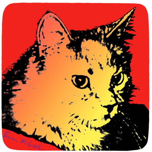 (image for) Fluffy Gradient Red